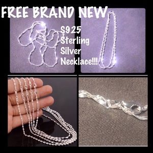 ☝️LAST ONE!☝️SOLID S925 SILVER WATER WAVE CHAIN